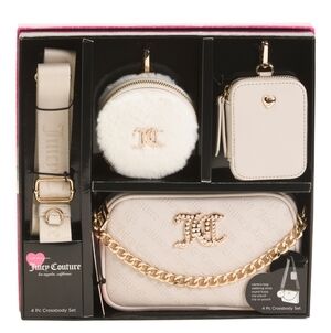 Juicy Couture Cream Crossbody Set